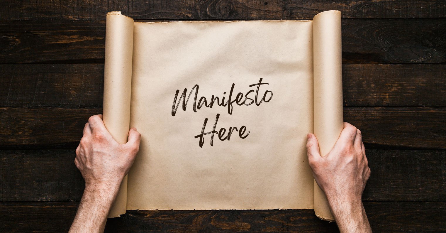 Join us to help build our manifesto